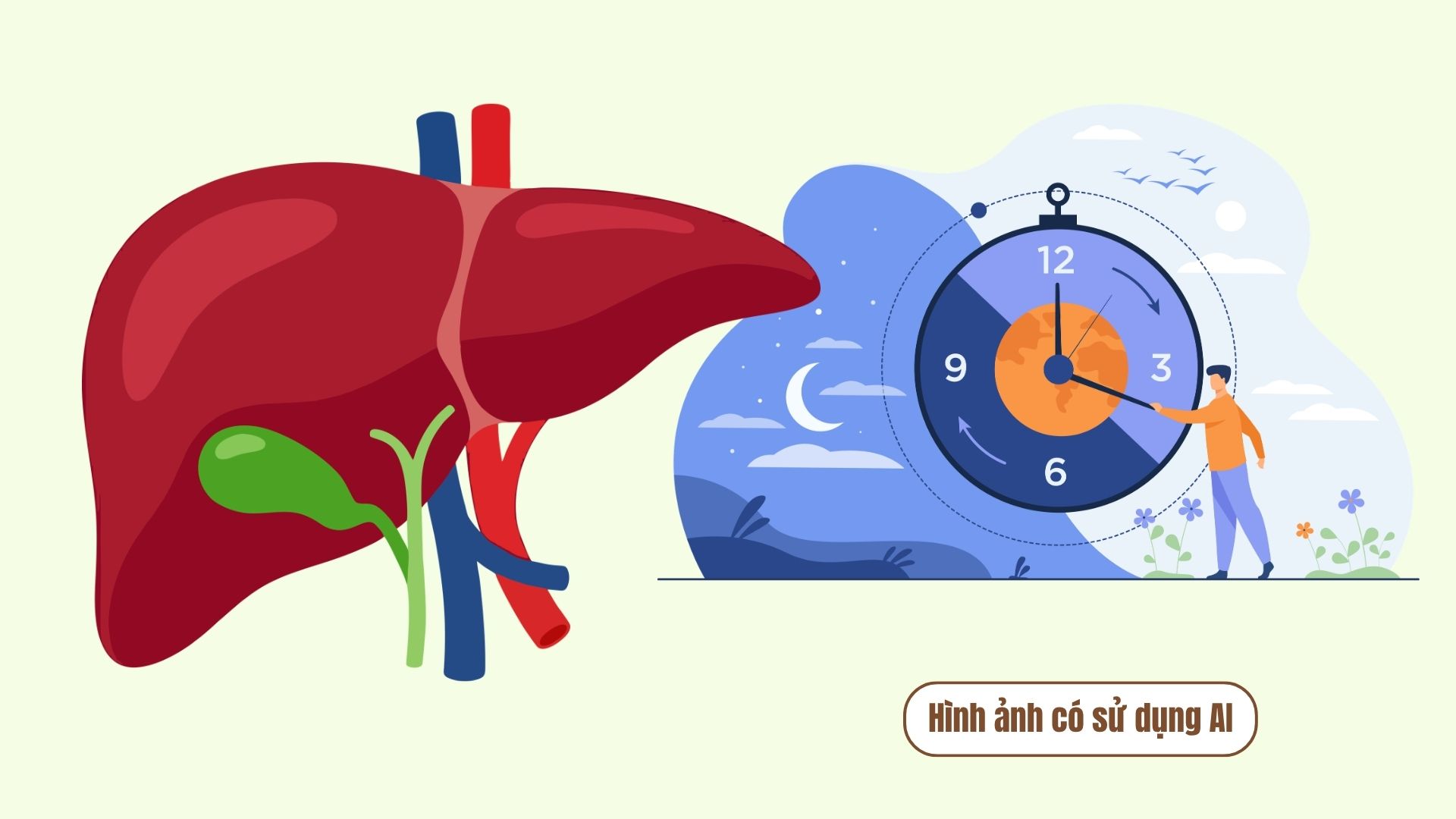 If you want a healthy liver, don't miss these 3 hours of the day. Graphics: AI