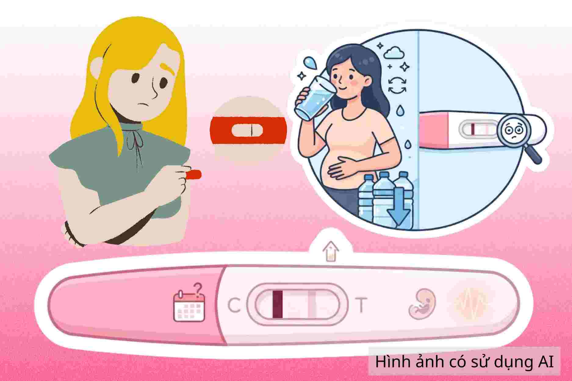 Pregnancy test strip 1 dark line 1 faint line and things to know