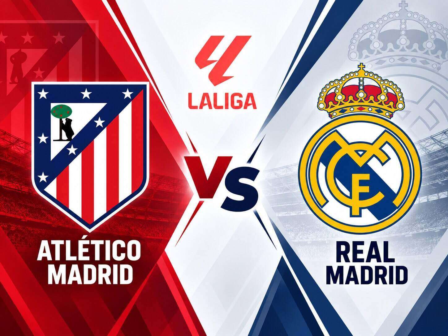 Atletico Madrid vs Real Madrid score prediction in La Liga. Graphics: Van An