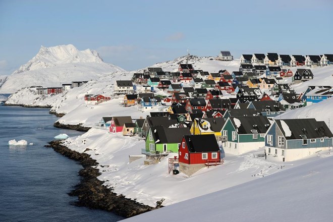 Denmark welcomes the agreement to grant the US control of Greenland's security. In the photo: Nuuk capital of Greenland. Photo: Xinhua