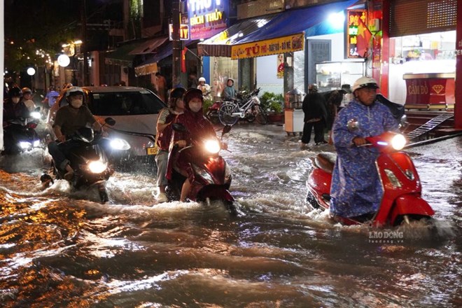 Southern region has heavy rain in the coming days. Photo: Thai Bao