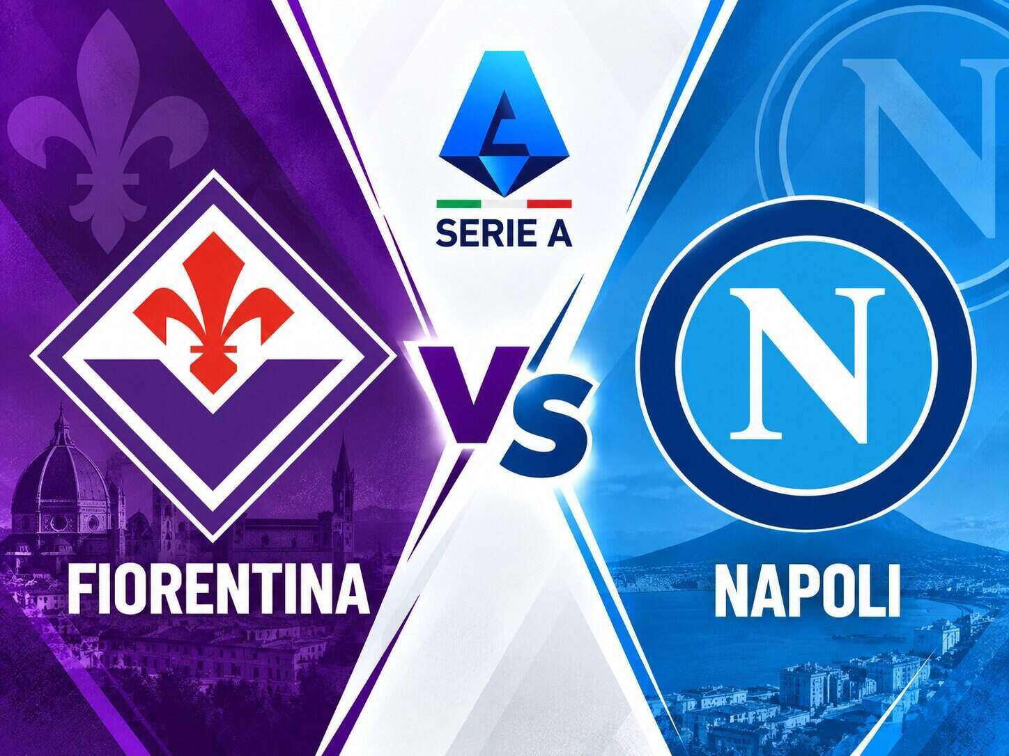 Fiorentina vs Napoli Serie A match prediction. Graphics: Dieu Anh