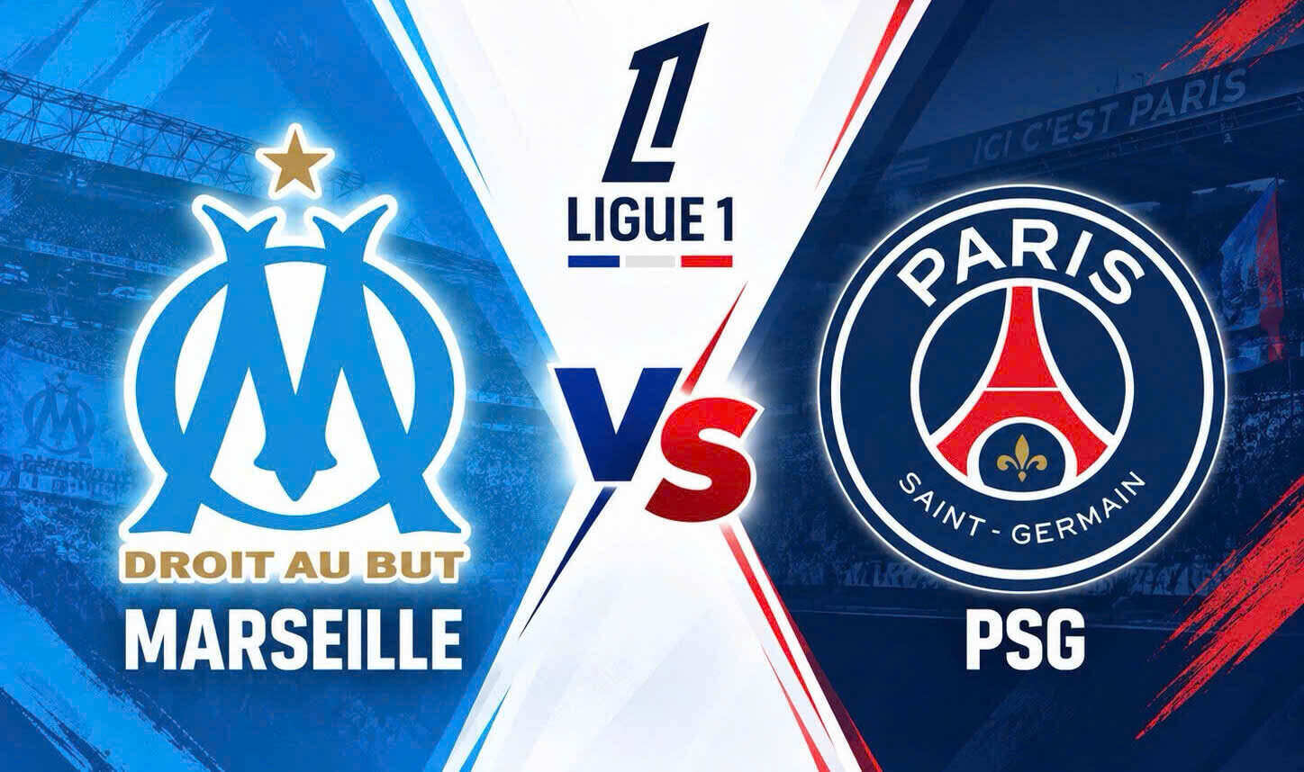 Football score prediction Marseille vs PSG in Ligue 1. Graphics: Van An