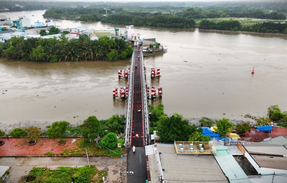 TPHCM xây mới cầu Rạch Dơi thay thế cầu sắt hiện hữu. Ảnh: Anh Tú