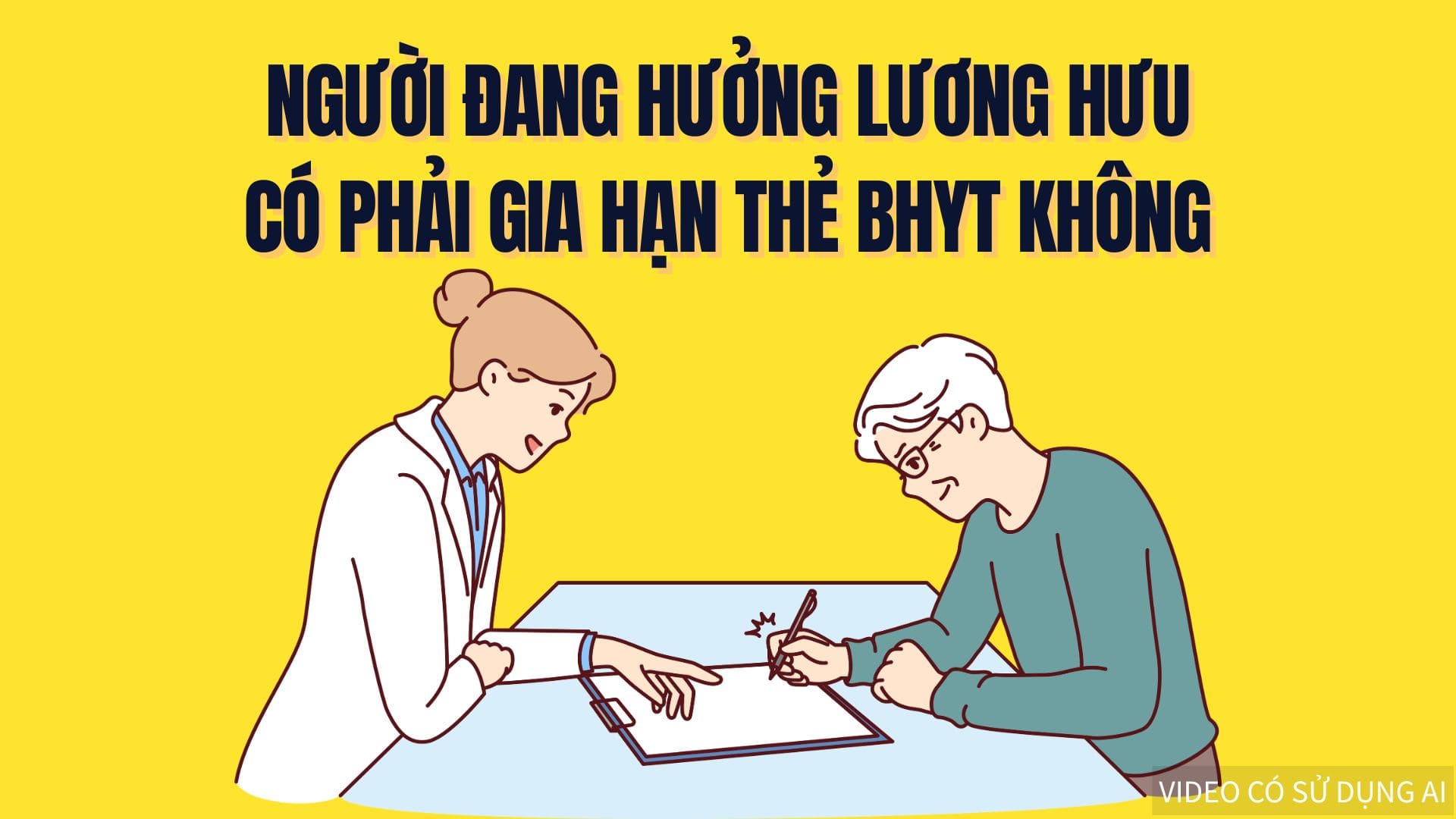Do people receiving pensions have to extend their health insurance cards? Graphics: Tra My