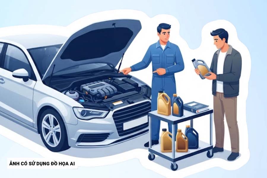 Cars are out of warranty, notes when changing engine oil