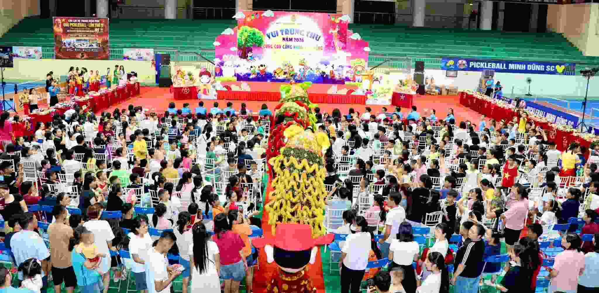 타이응우옌성 노동조합, 2026년 노동자 자녀들을 위한 추석 축제 개최. 사진: 타이응우옌 노동총연맹