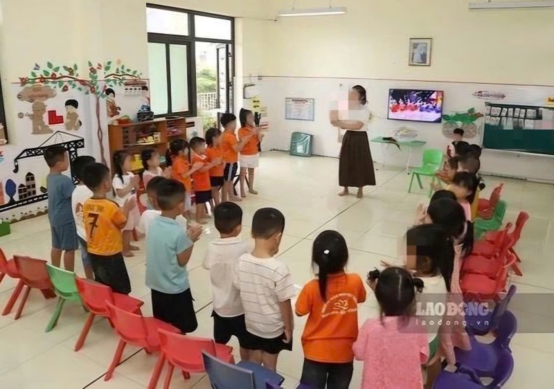 Los jardines de infancia son suspendidos de la admisión si organizan actividades educativas en lugares no autorizados. Foto: Tuong Van (tomada en septiembre de 2026).