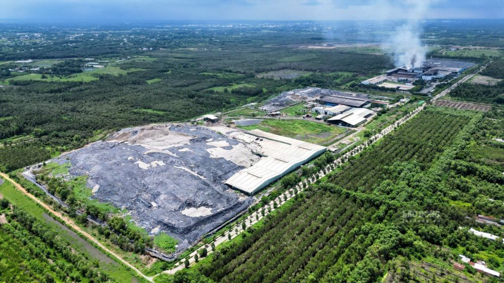 Khu liên hợp xử lý chất thải rắn Tây Bắc TPHCM hồi năm 2025. Ảnh: Anh Tú