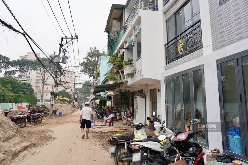 Expanding Tran Binh Trong street in Ho Chi Minh City, households receive the highest compensation of more than 28.9 billion VND. Photo: Nhu Quynh (photo taken in September 2026)