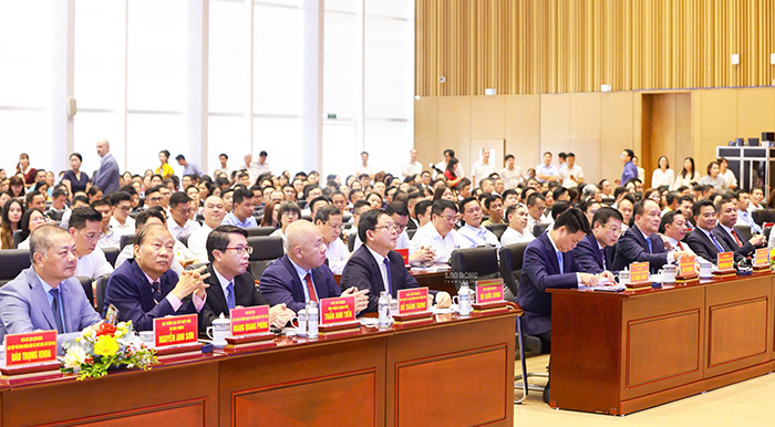 Các đại biểu tham dự Diễn đàn Logistics Vùng lần VII. Ảnh: Minh Hùng