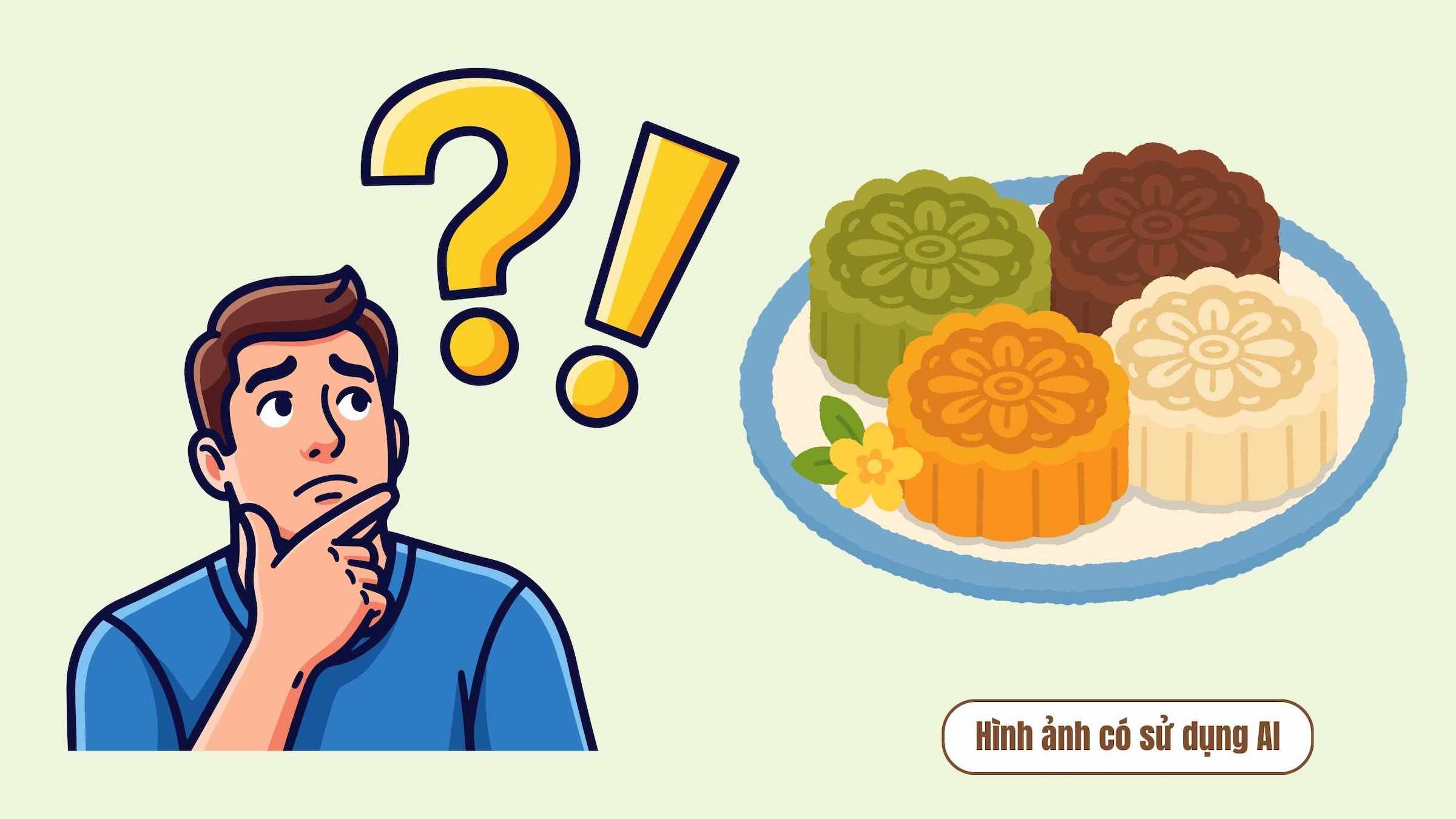 How to eat mooncakes while still controlling blood sugar. Graphics: AI