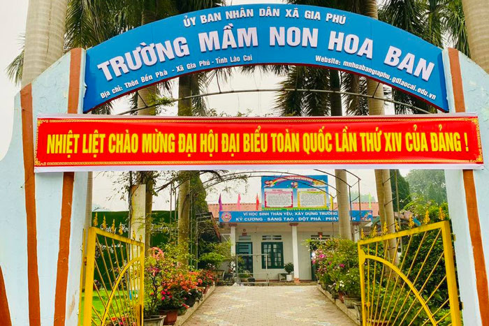 Lao Cai spends 33 billion VND to upgrade 1 school in Gia Phu commune. Photo: Hoa Ban Kindergarten taken in January 2026