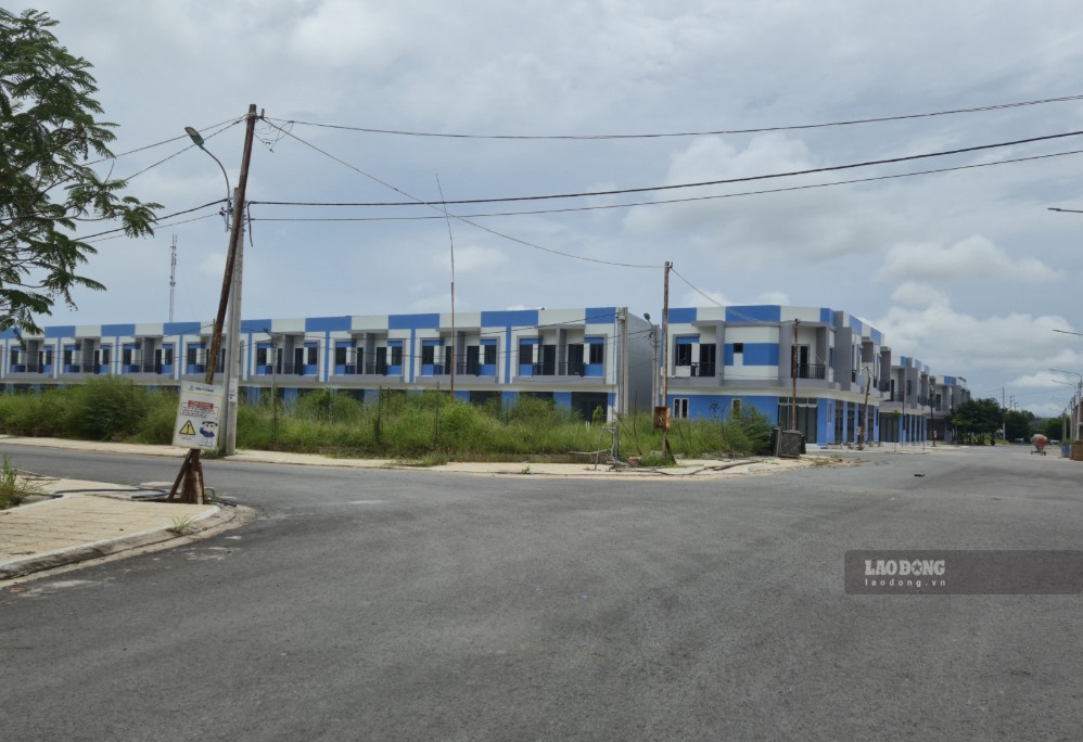 Ham Kiem 1 Industrial Park social housing project in Ham Kiem commune, Lam Dong province. Photo: Duy Tuan, September 22.