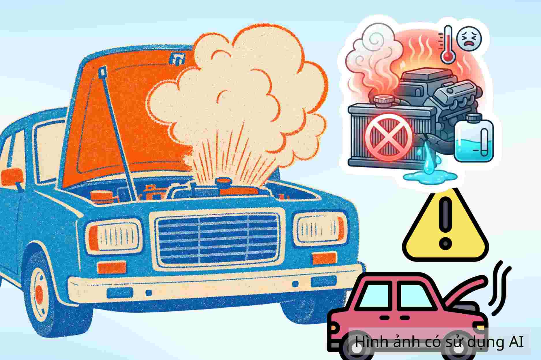 Car engines show signs of overheating, drivers need to check these details immediately