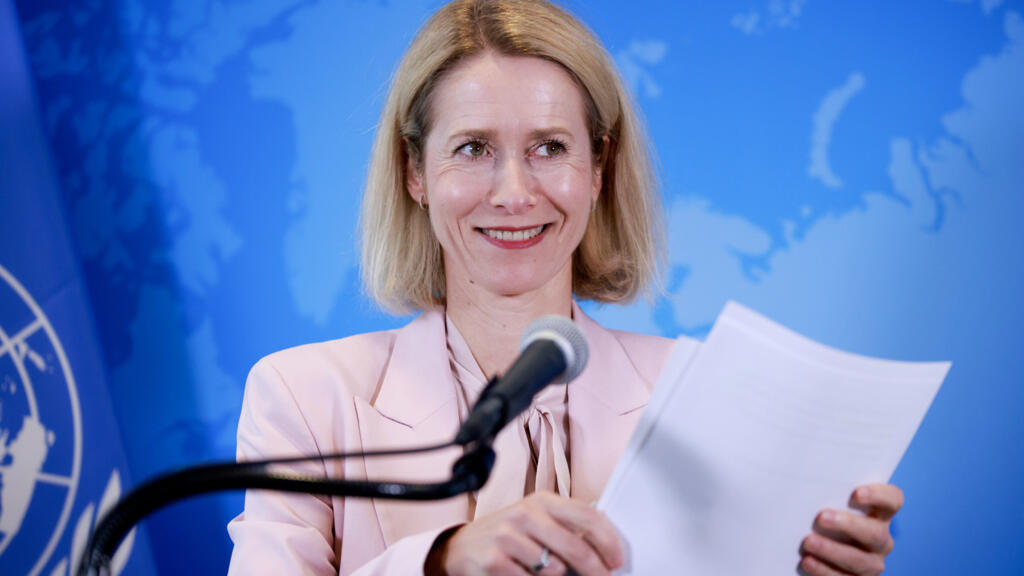 EU High Representative for Foreign Policy Kaja Kallas spoke in New York on September 21, calling on countries to extend sanctions against Russia. Photo: AFP