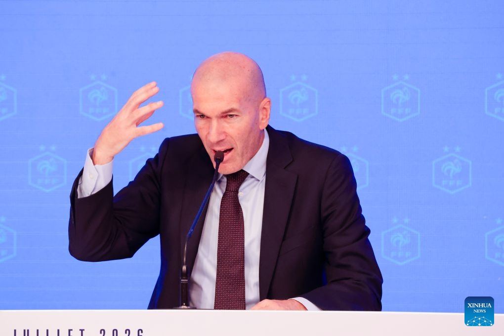 Zidane is a coach who received much attention when leading the French national team, beginning a new era. Photo: Xinhua