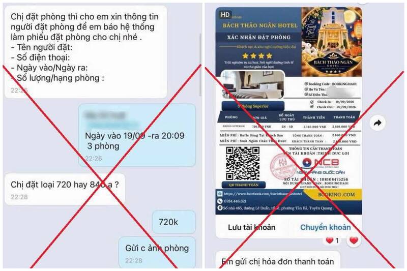 Các thủ đoạn lừa tiền đặt cọc tại lễ hội. Ảnh: Công an tỉnh Tuyên Quang