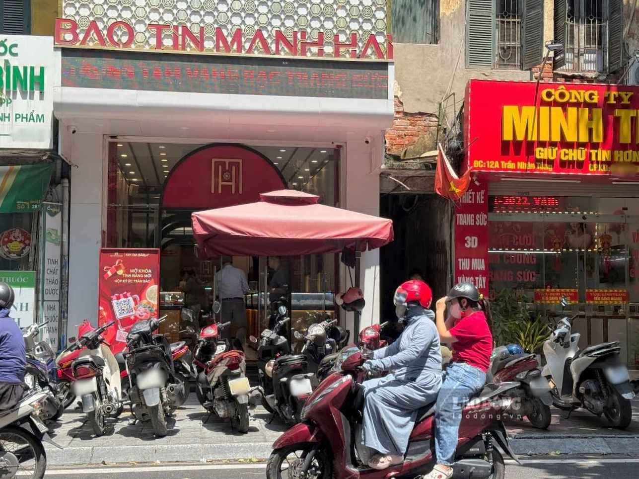 On September 22, gold trading activities at some stores in Hanoi did not show crowded scenes. Photo: Linh Dan