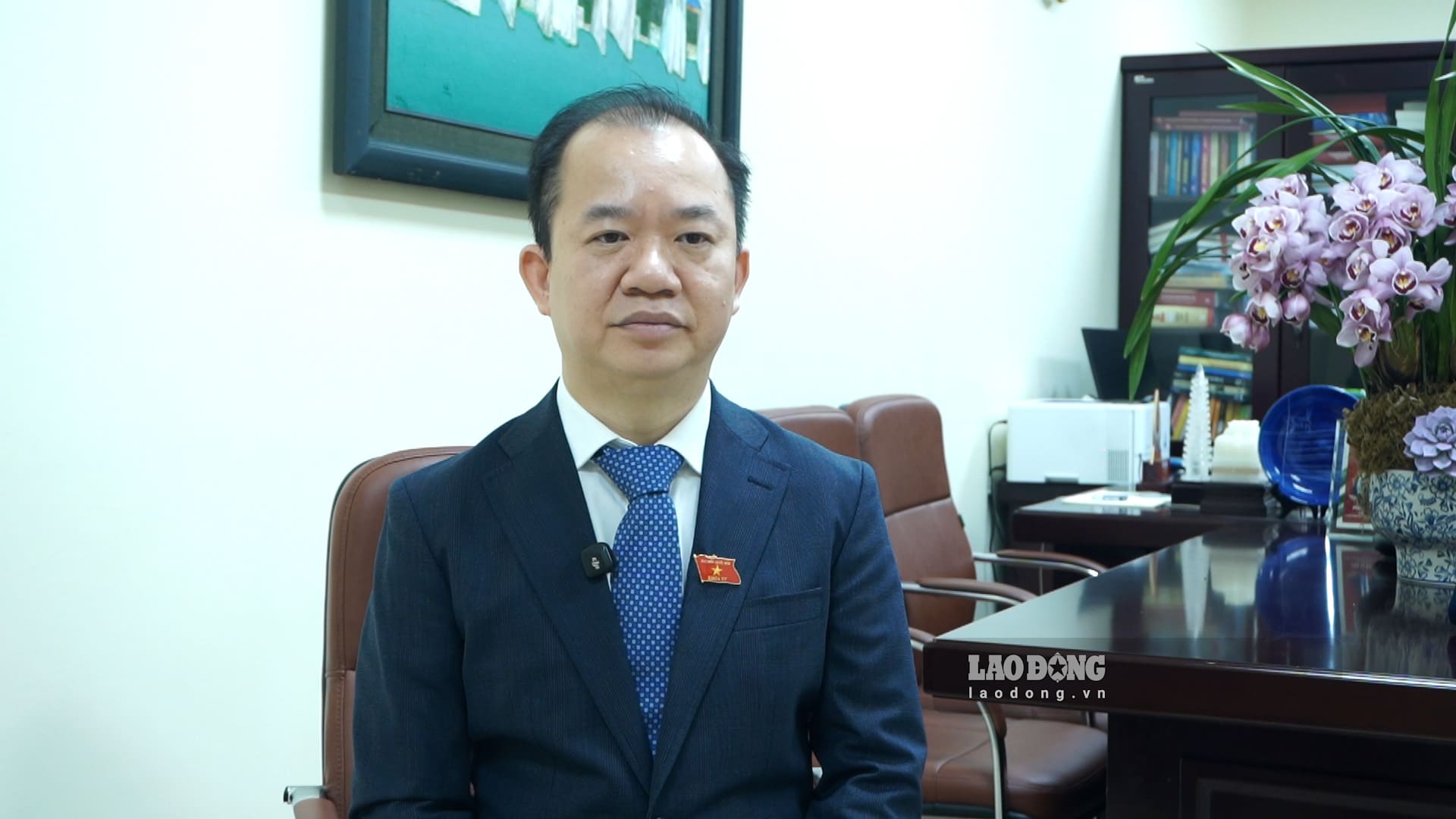 PGS.TS Bùi Hoài Sơn - Đại biểu Quốc hội Thành phố Hà Nội. Ảnh: Huyền Trang (ảnh chụp năm 2025)