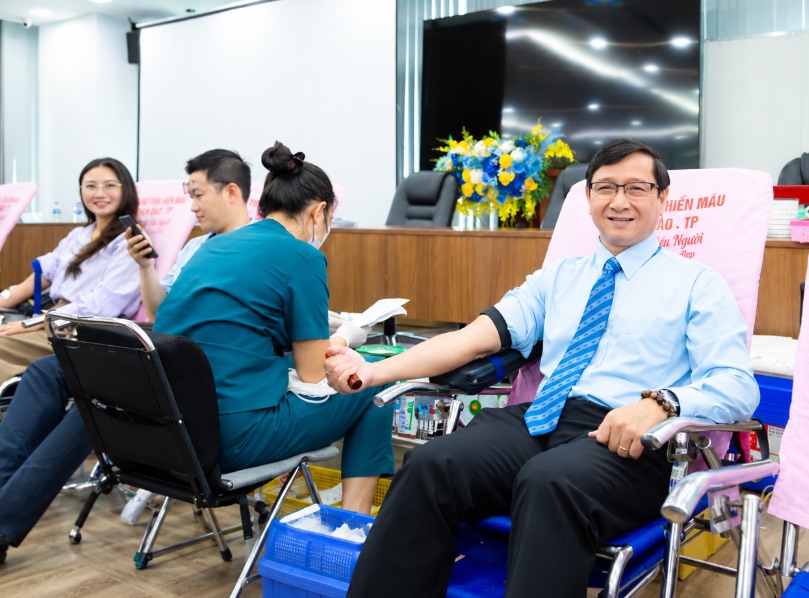 Ông Phạm Linh – Phó Tổng Giám đốc phụ trách Điều hành Vietbank kỳ vọng lan tỏa tính nhân văn của hoạt động hiến máu nhân đạo. Ảnh: Vietbank