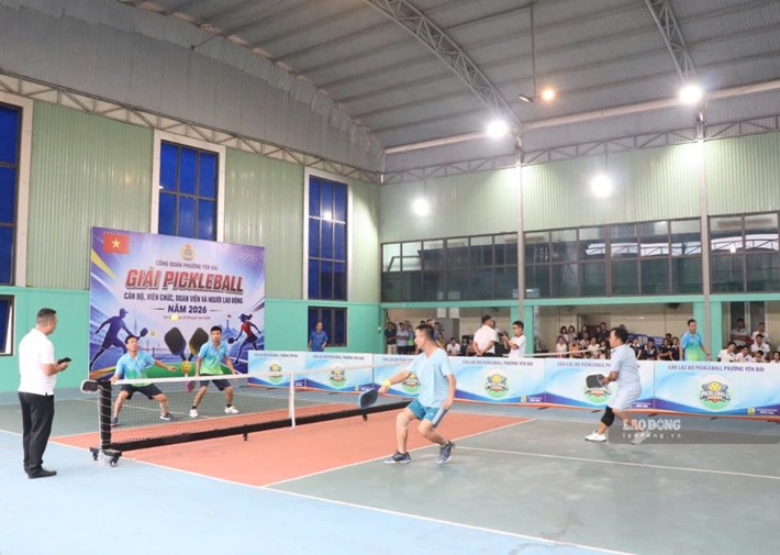 Doctors point out common injuries when playing Pickleball in middle-aged people. Photo: Thanh Hoa