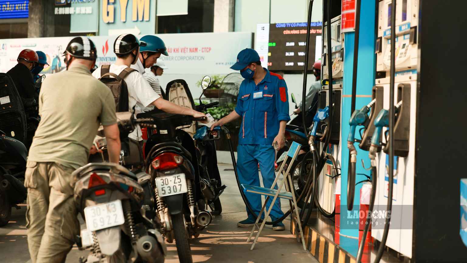 It is predicted that in this week's price adjustment period, gasoline and oil prices may increase. Photo: Hai Nguyen