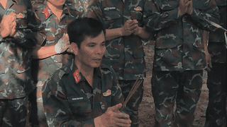 10th martyr's remains and many artifacts discovered at Bai Dinh. Photo: Quang Tri Military Command