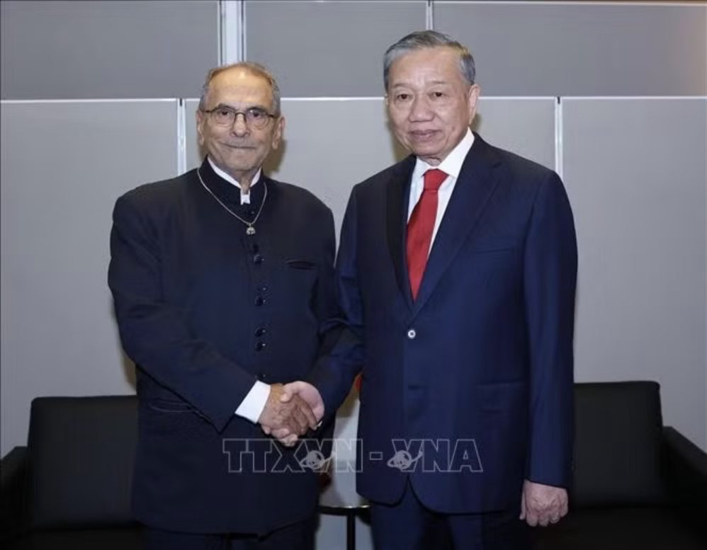 General Secretary and President To Lam meets President of Timor Leste José Ramos-Horta. Photo: VNA
