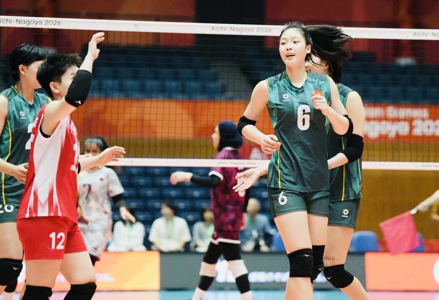 Đội tuyển bóng chuyền nữ Việt Nam kết thúc nhiệm vụ quốc gia sau ASIAD 20. Ảnh: VFV