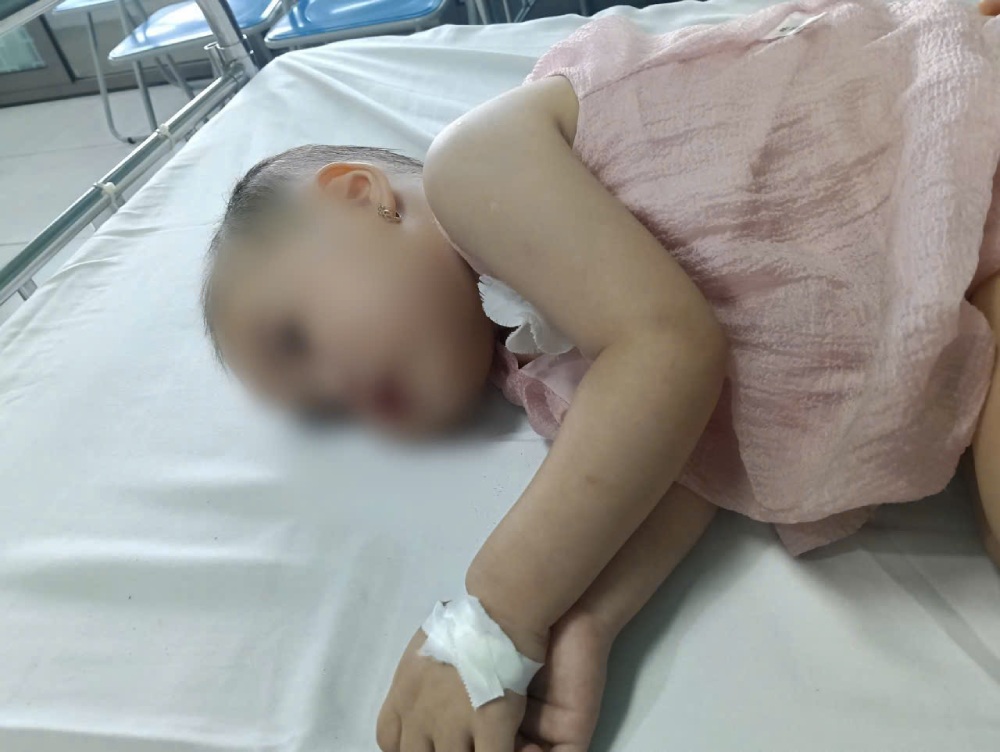 Baby Van has blood cancer, a long journey of treatment has exhausted the poor family. Photo: Family provided