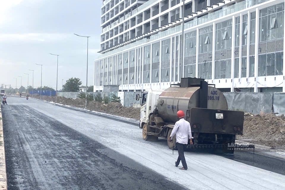 Dong Nai implements many transportation projects connecting Long Thanh airport with the locality and Ho Chi Minh City. Photo: HAC
