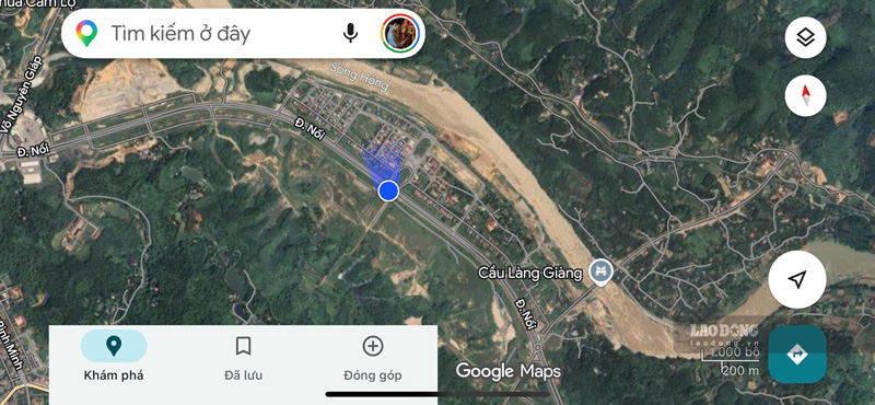 Khu vực triển khai dự án. Ảnh: Đinh Đại