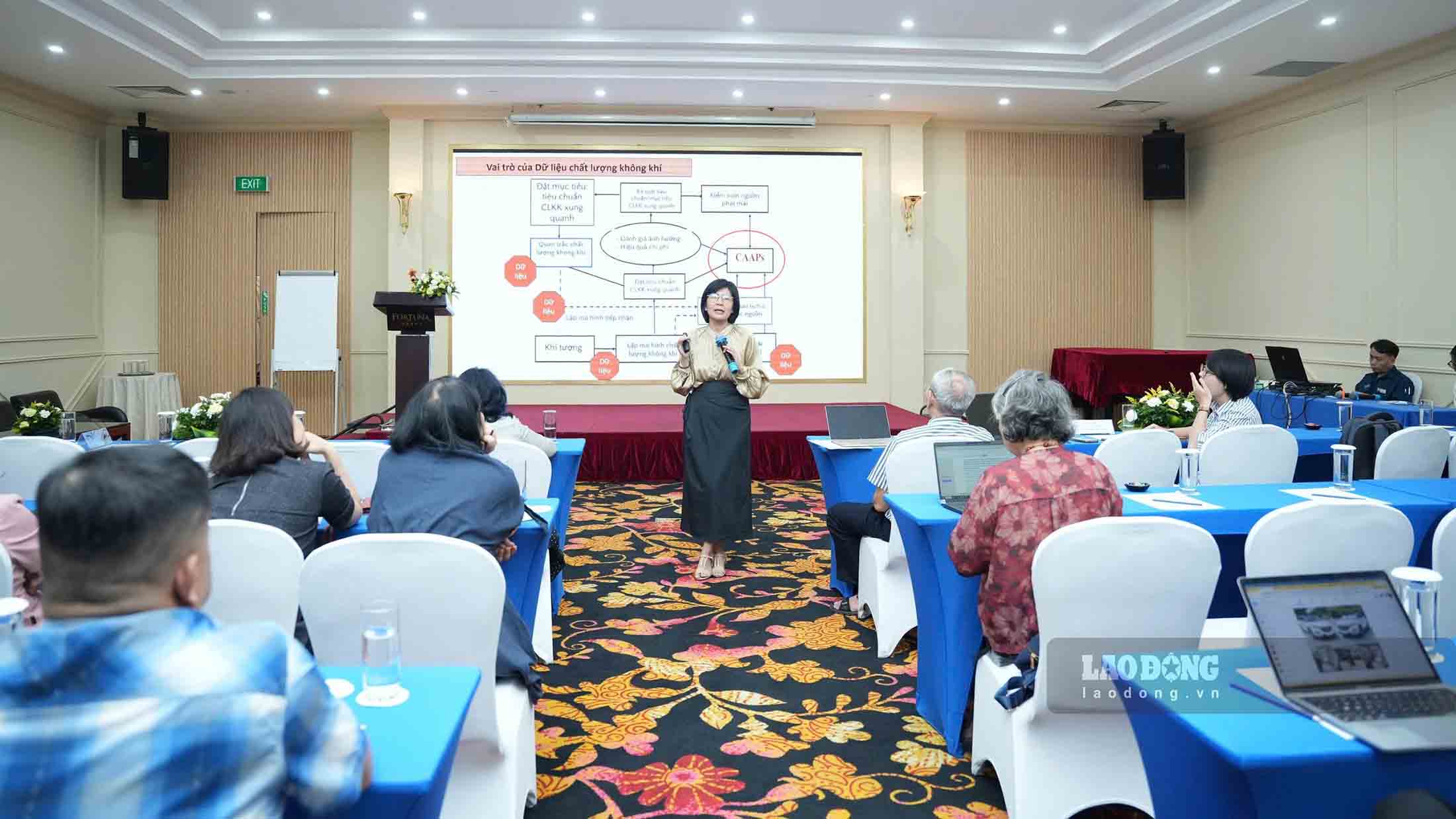 The training conference "Upon understanding air pollution correctly - from awareness to action" was held on September 23. Photo: Song Huu