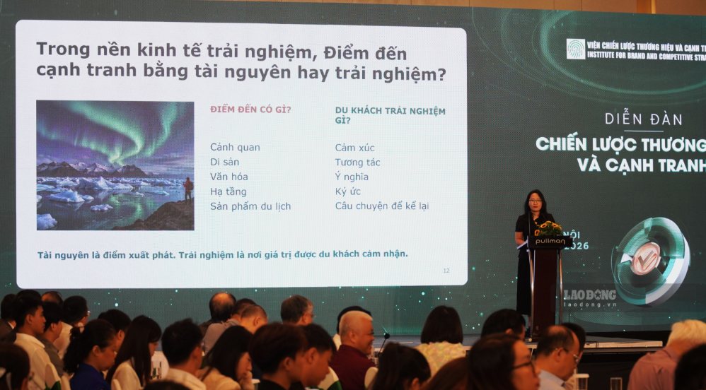 TS Vũ Hương Giang cho rằng tài nguyên là điểm xuất phát.