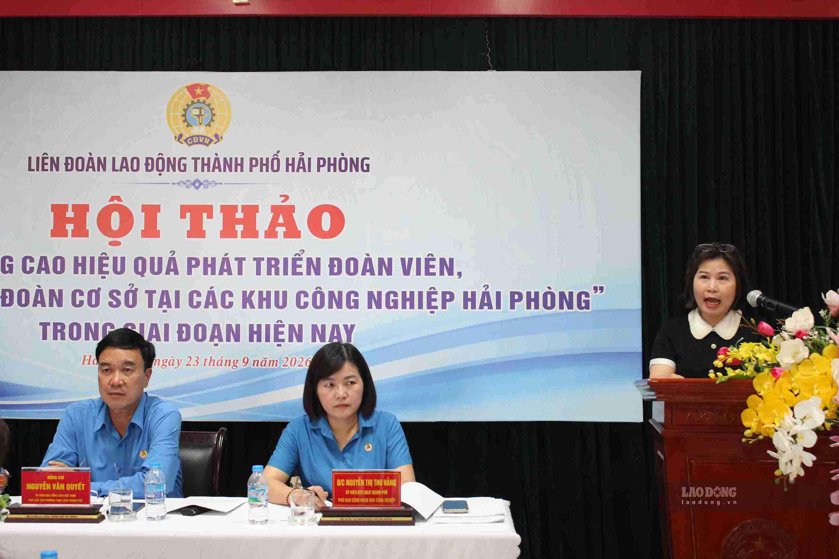 Nội dung phát triển đoàn viên được các đại biểu tập trung thảo luận.