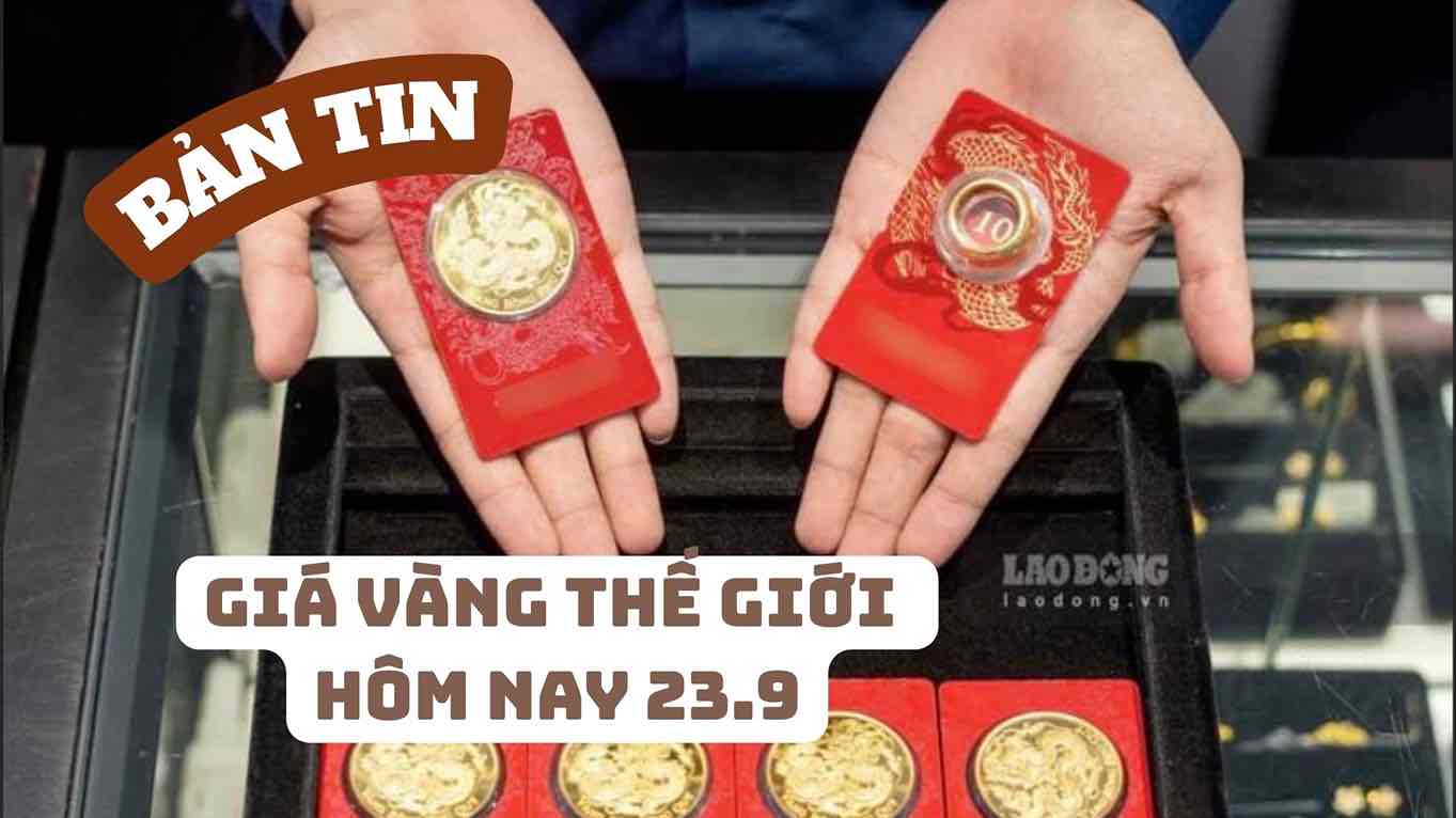 World gold prices fell more sharply in the afternoon session of September 23, while precious metals simultaneously went down. Photo: Phan Anh