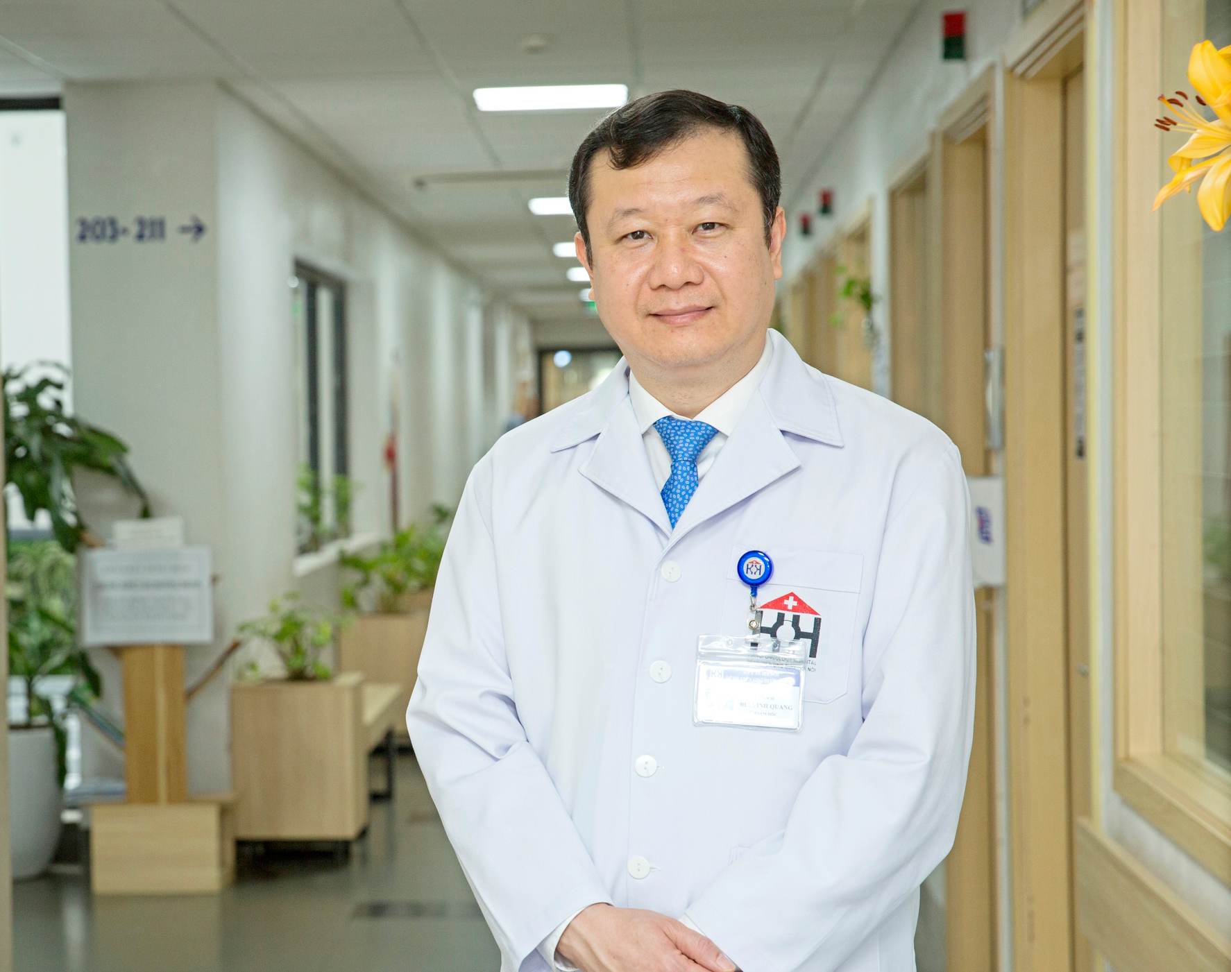 Dr. Bui Vinh Quang, directeur de l'hôpital d'oncologie de Hanoï. Photo: Département de la santé de Hanoï