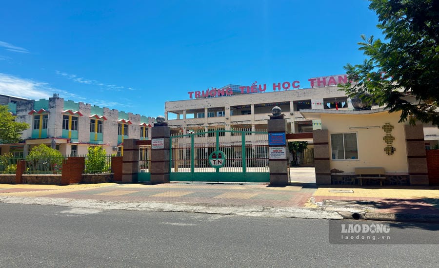 School in Ham Thang ward (Lam Dong) belonging to Thanh Nguyen Co., Ltd. owing social insurance, photo taken on September 22nd. Photo: Duy Tuan