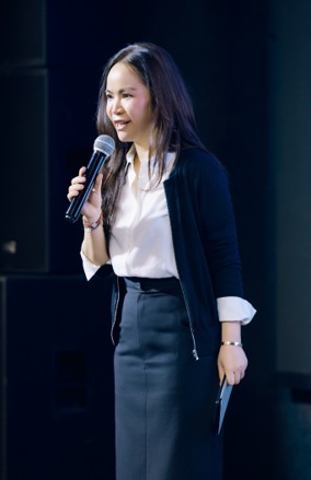 Bà Nguyễn Đặng Quỳnh Anh, CEO IQ+, chia sẻ tại sự kiện - Ảnh: IQUITY