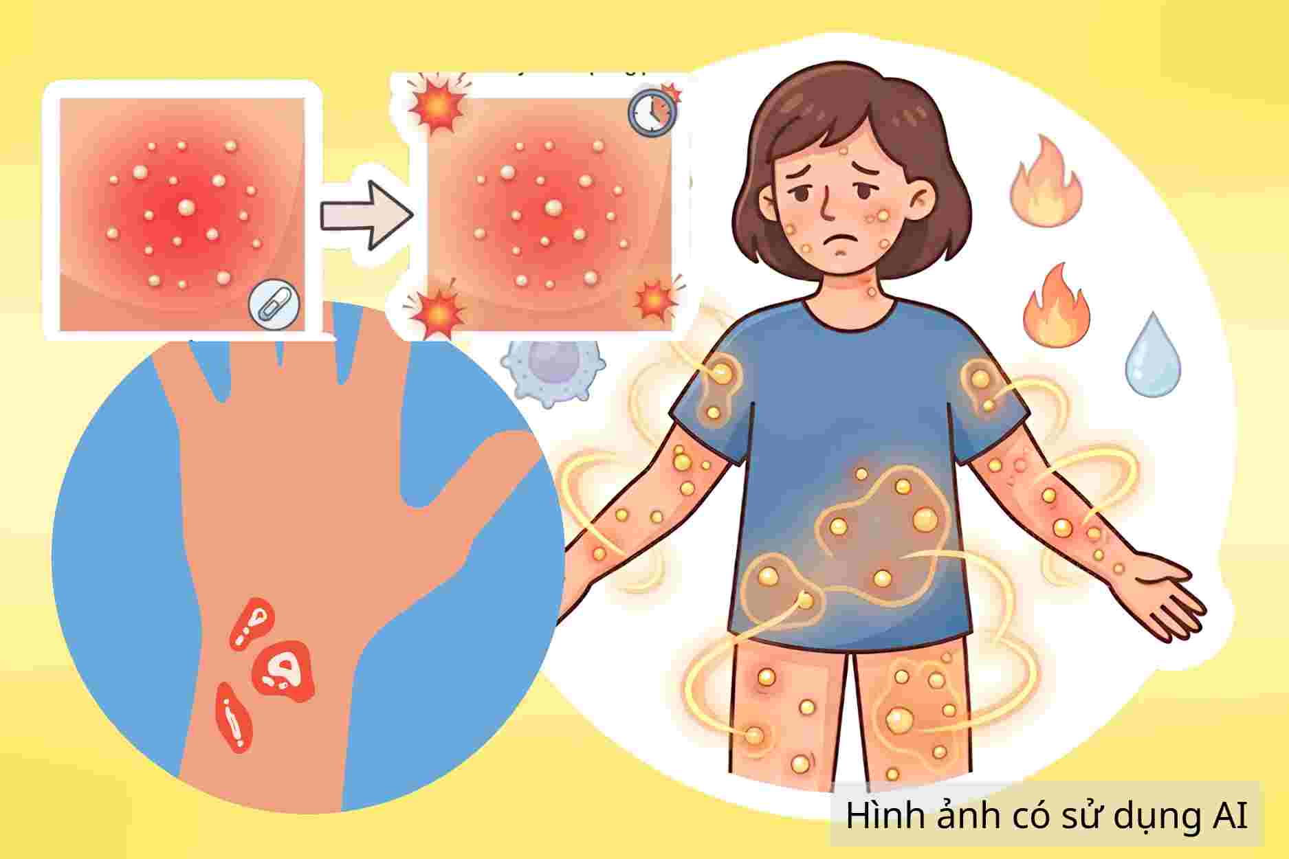 Signs to warn of whole-body purulent psoriasis that you should know