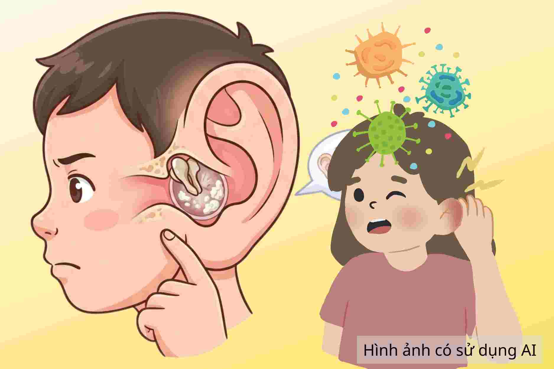Signos para llevar a los niños al médico temprano cuando tienen otitis media con acumulación de líquido