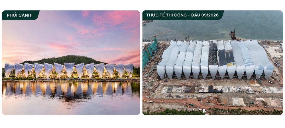 Dự án Trung tâm Hội nghị và Triển lãm APEC. Ảnh: Sun Group