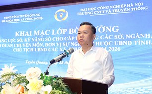 Tuyên Quang bồi dưỡng năng lực số cho cán bộ lãnh đạo