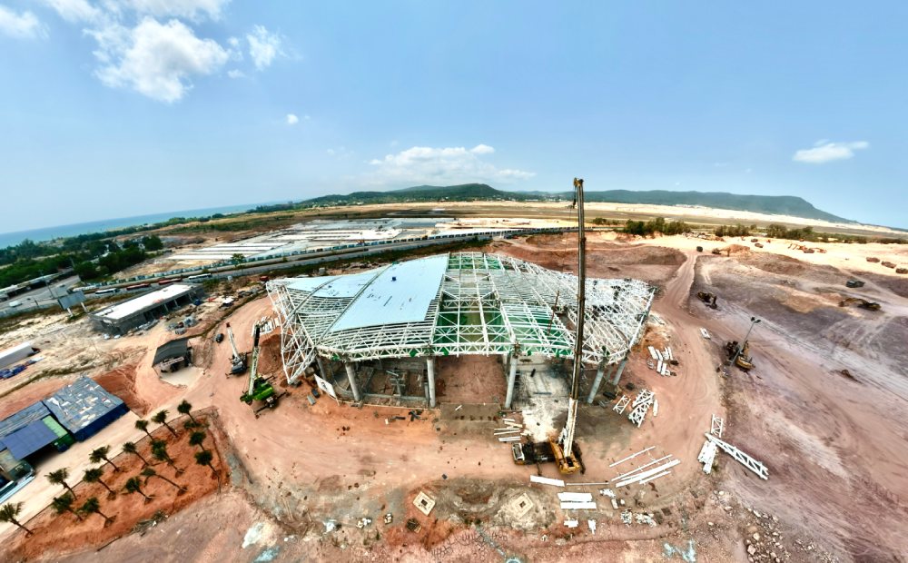 Dự án mở rộng sân bay Phú Quốc được giao triển khai trong 18 tháng. Ảnh: Sun Group