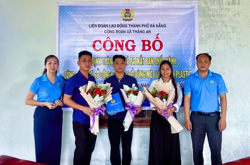 Da Nang expands the Trade Union organization in enterprises. Photo: Thang An Trade Union