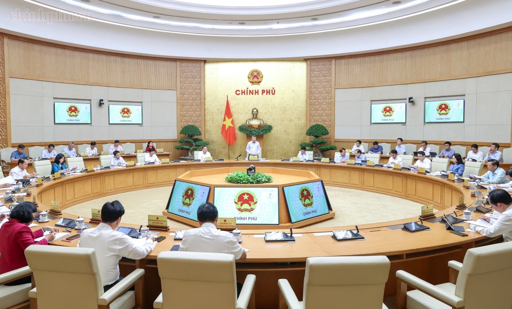 Phiên họp Chính phủ thường kỳ tháng 8.2026. Ảnh: Chinhphu.vn