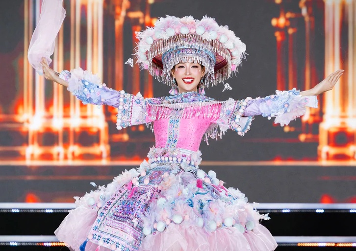 Miss Bao Ngoc impresses before the final of Miss World 2026. Photo: Vang Sen.
