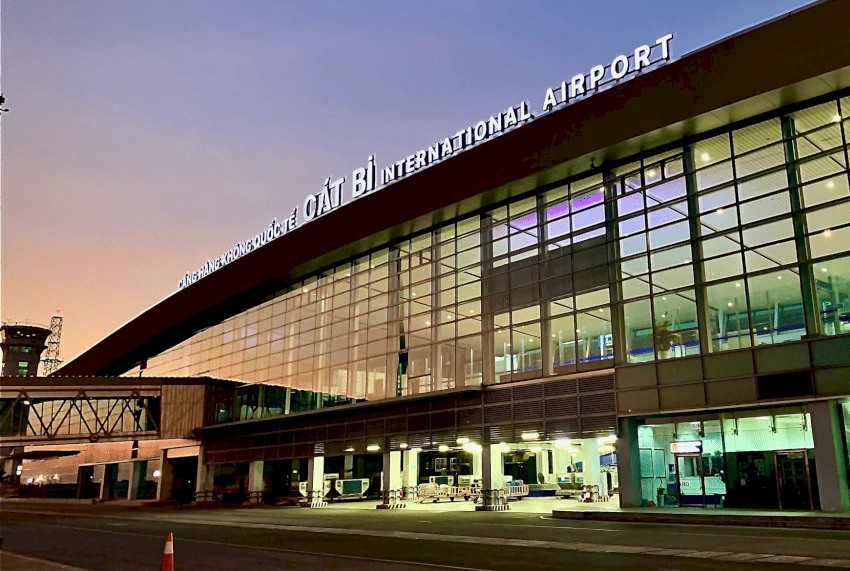 Many flights were affected when UAVs were detected near Cat Bi International Airport. Photo: Cat Bi International Airport