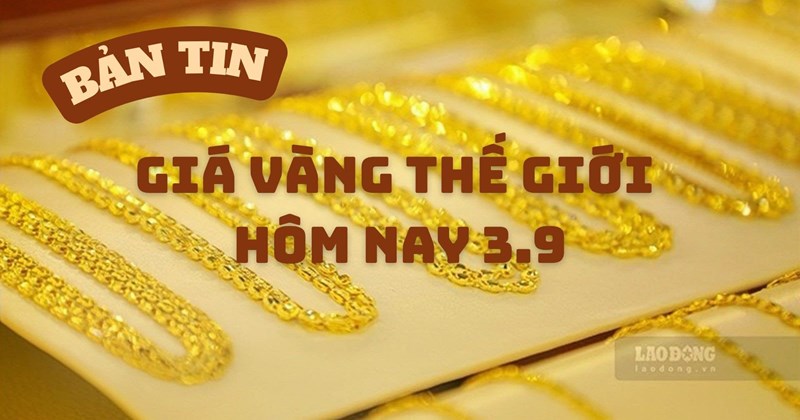 Giá vàng thế giới vượt 4.400 USD/ounce ngày 3/9